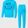 black on baby blue