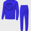 black on blue