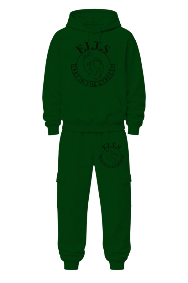black on dark green hc