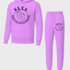 black on light purple