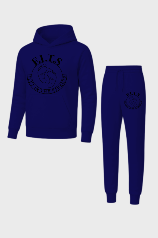 black on navy blue