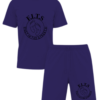 black on navy short