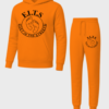 black on orange