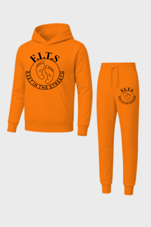 black on orange