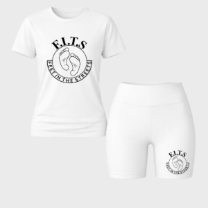 black on white biker