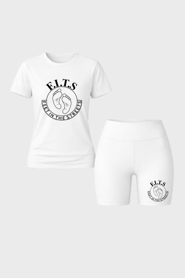 black on white biker