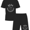white on black short