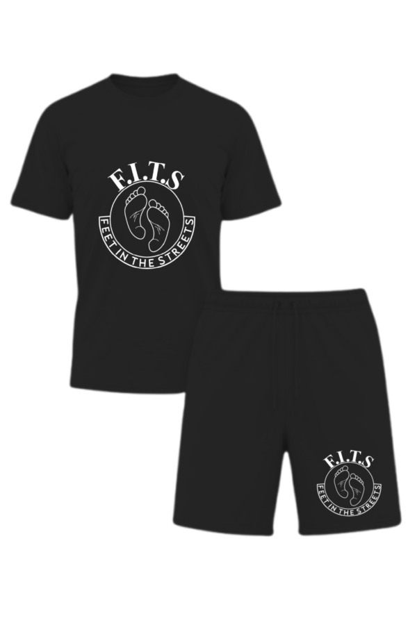 white on black short