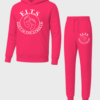 white on hot pink