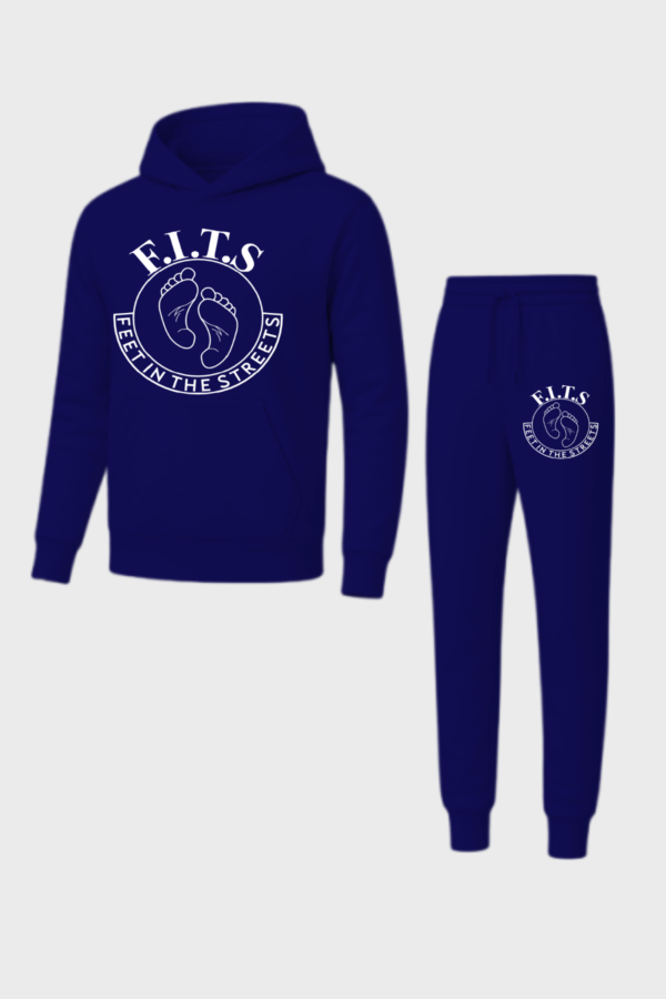 white on navy blue