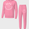 white on pink
