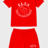white on red